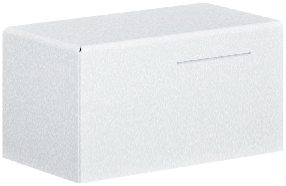 Piastra terminale tehalit per LFS 30×30 mm acciaio bianco traffico