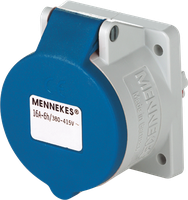 EB-Steckdose CEE 16A 3P 6h 230V blau gerade TwinContact