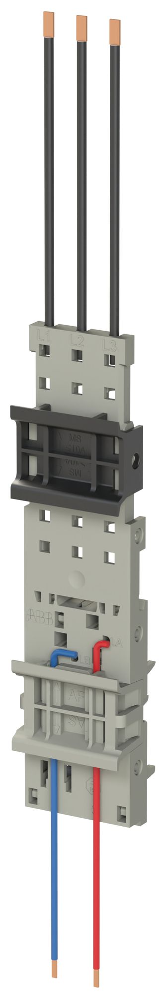 Adaptateur pour barre collectrice ABB ZMS132-3LAB-PI 1×barre profilée 32A