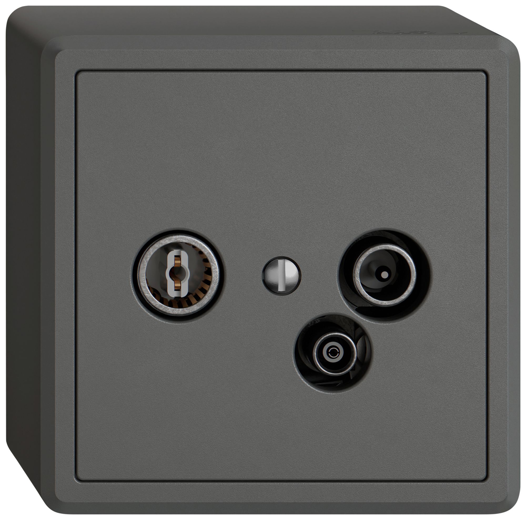 AP-Antennendose TV-R-Daten EDIZIO.liv SNAPFIX® 15dB dgu