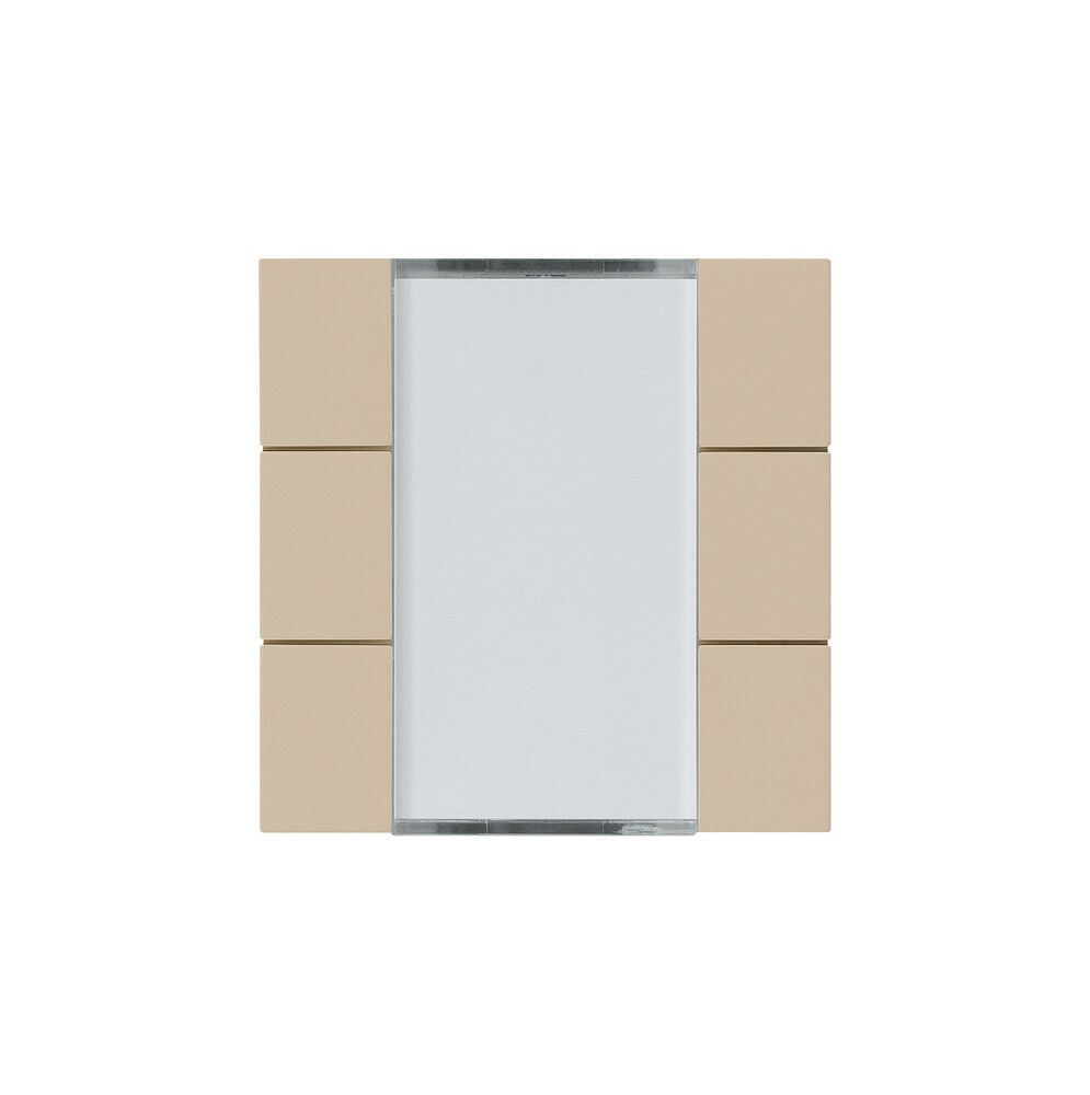 Kit frontal Hager kallysto 6×KNX systemlink/easylink beige