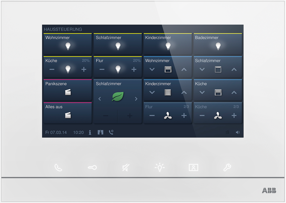 AP-Touchpanel 7" ABB weiss free@home