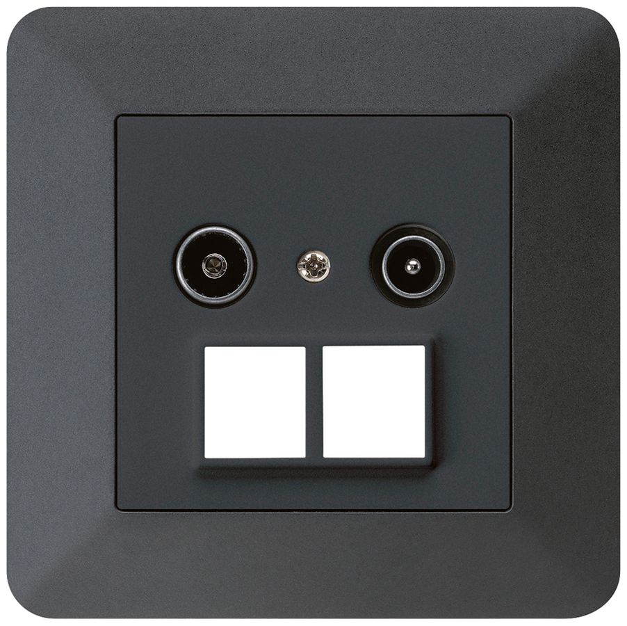 Prise d'antenne ENC R/TV HMS kallysto.trend 14dB noir