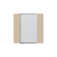 Frontset Hager kallysto 2×KNX beige