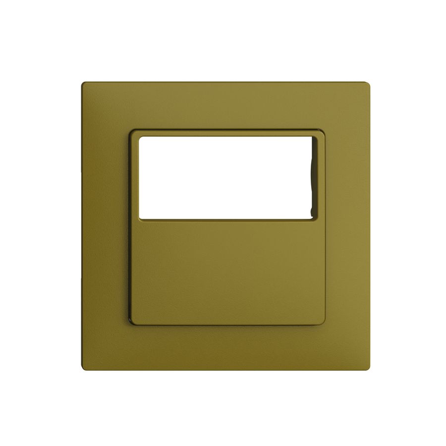 Set frontale EDIZIOdue F p.rilevatore di movimento pirios 180 R eco plus, olive