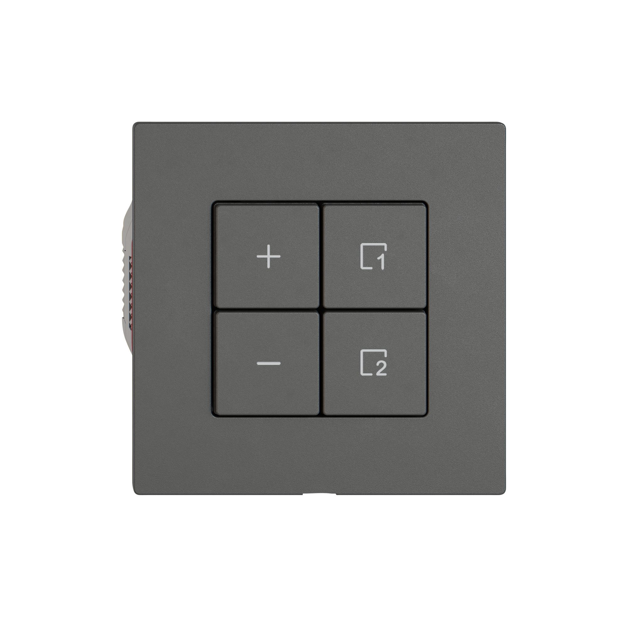 Dimmer Uni-LED EDIZIO.liv Wiser SNAPFIX® 1 Szene 4 Tasten WLAN dgu