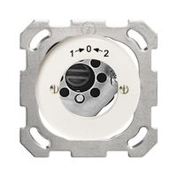 Contact pivotant ENC 1->0<-2 blanc pour serrure de sûr. sans cyl.