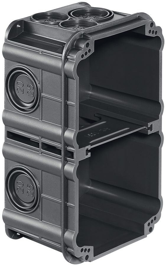 Scatola INC HSB Basic per calcestruzzo 2×1, 130×70×52 mm