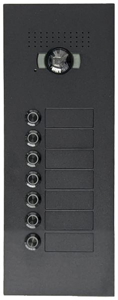 Poste vidéo externe ENC Legrand SFERA LUNA 7 poussoirs 475×150mm 2 fils no