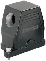 Boîtier pour fiche Weidmüller HDC 06B fermeture à vis, grd.3 1×M32 latéral