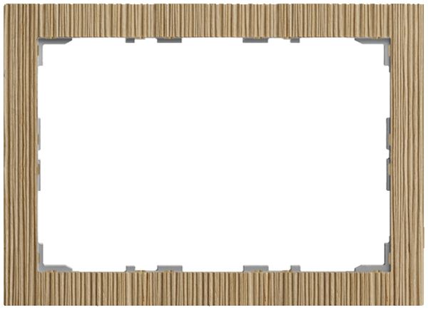 Abdeckrahmen EDIZIOdue prestige für KNX-Panel 7" horizontal eiche relief