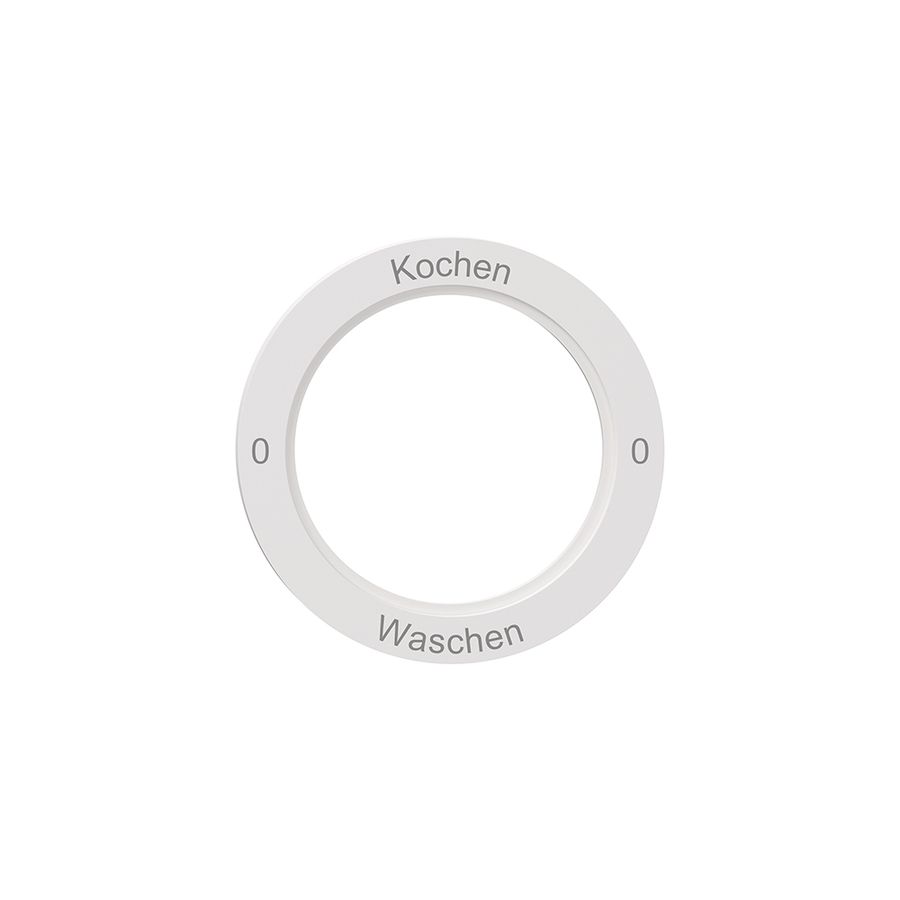 Disque indicateur NEVO, p.interrupteur rotatif, 0-Kochen-0-Waschen, blanc