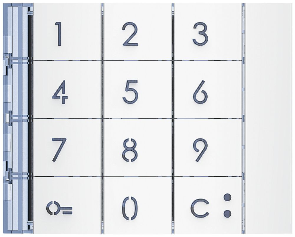 Frontblende für Code-Tastatur-Modul Sfera weiss