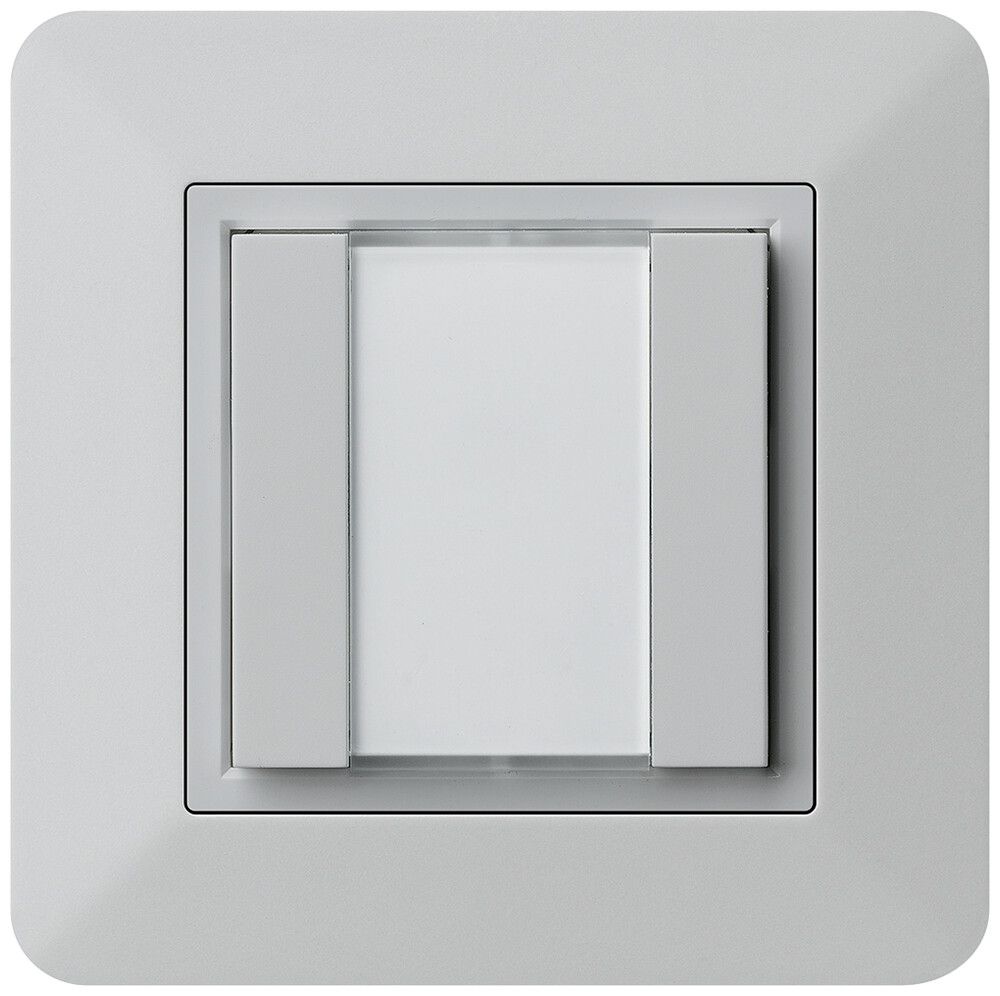 AP-Multifunktionstaster kallysto.trend KNX RF 2-fach hellgrau