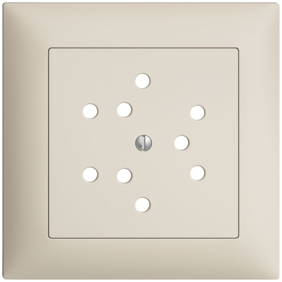 Kit frontale EDIZIOdue crema 88×88mm 3×T12 con shutter