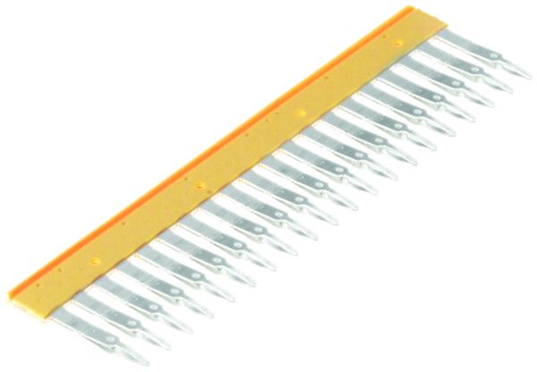 Querverbinder Weidmüller ZQV 2.5/20 gesteckt 20L 5.1mm isoliert 24A gelb