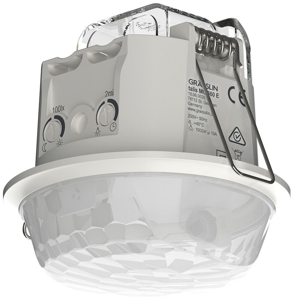 Détecteur de mouvement ENC talis MC 360 E 230V 1000W 360° 180° IP21 bc