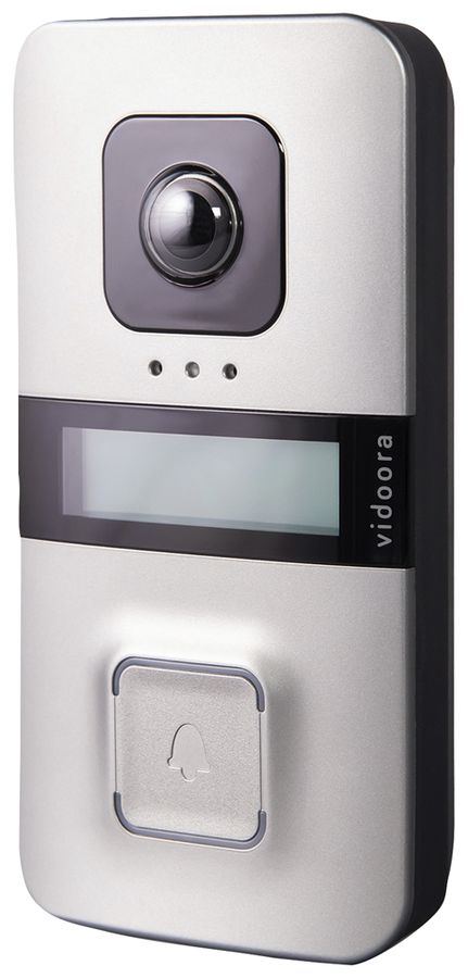 Videocitofono AP Grothe Vidoora VD-720 LAN 80×156×35mm argento