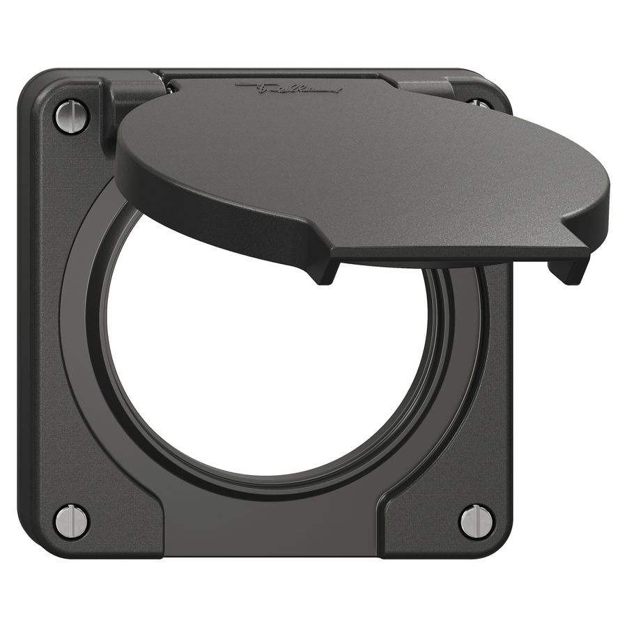 Deckel mit Klappdeckel NEVO Ø60mm IP21 sz (Dicht.sz)