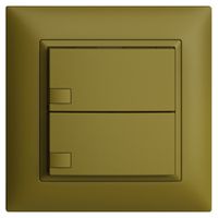 Pulsante KNX RGB INC EDUE FMI, 250mW, s.LED, 2×pulsante, com.1×tasto, ov