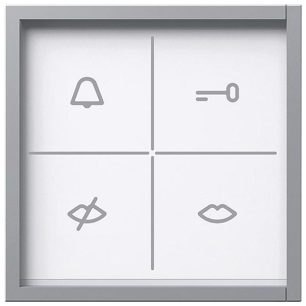 Modulo indicatore di stato Siedle, con feedback ottico e acustico, argento