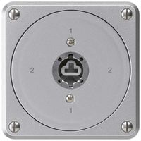 UP-Schlüsselschalter robusto ohne Klappdeckel ohne Zylinder 3/1P aluminium