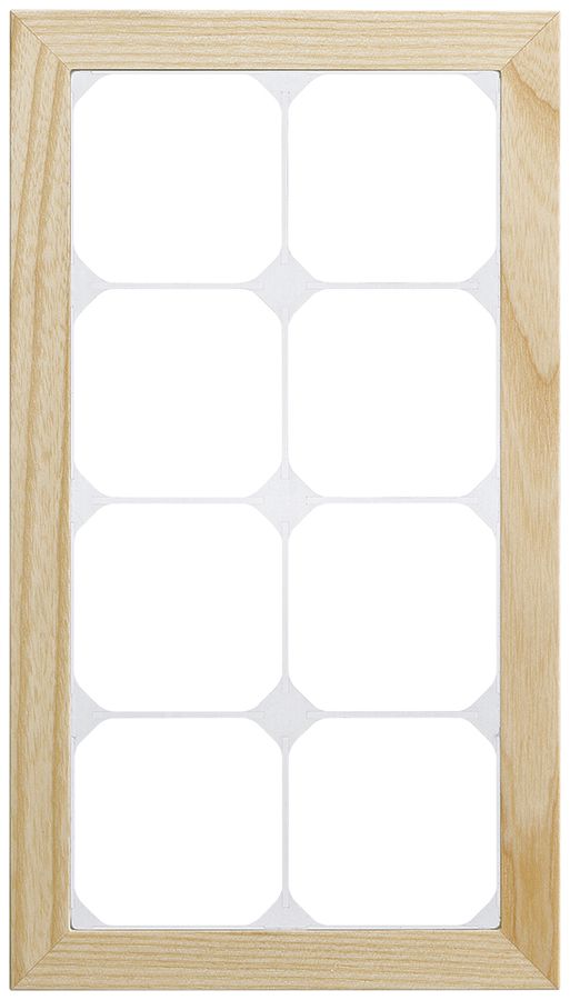 Abdeckrahmen KAL.art 4×2 274×154mm Esche