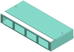 Anschlusskasten 4FLF horizontal DAK