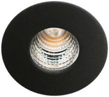 Spot LED INS SG Nano 1W 80lm 2700K IP44 MB Ø35mm nero