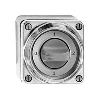 Drehschalter nass 5/1L Al naturm.Drehgriff