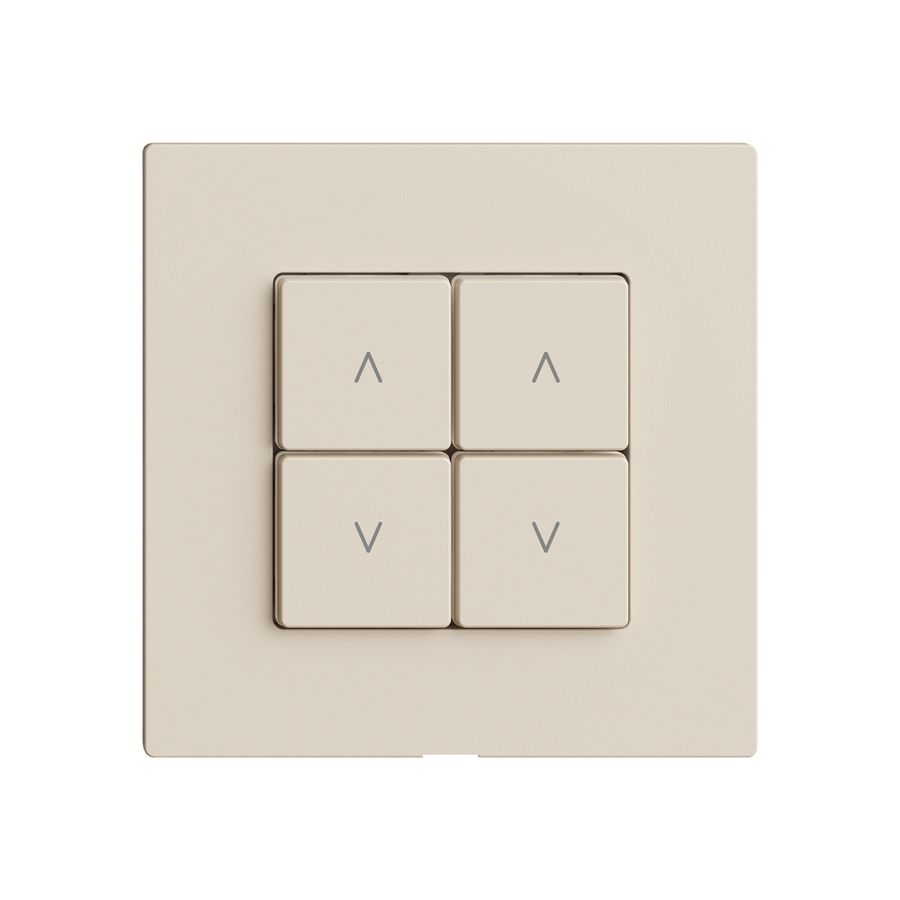 Comando per interruttore tapparelle EDIZIOdue Wiser 2c 4t cr