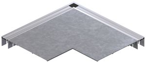 Flachwinkel tehalit BKB Oberteil Inneneck für Bodenkanal 300×448×3mm