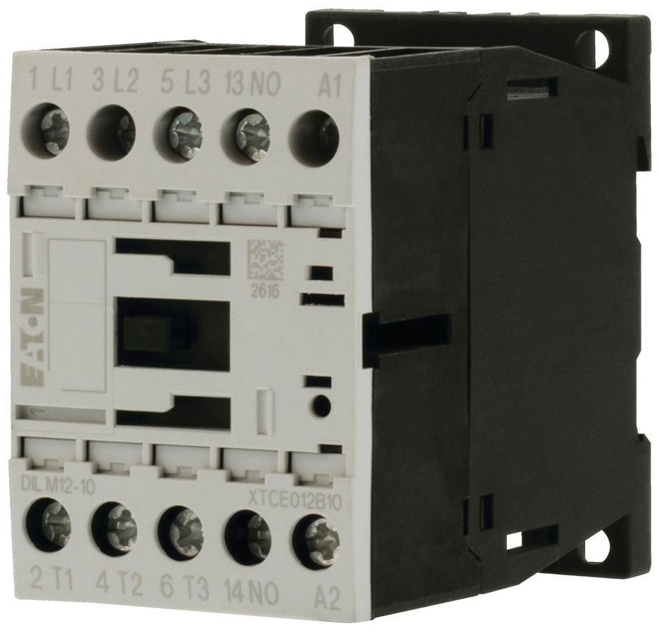 Contacteur de puissance Eaton DILM12-10 24V AC 3NO 22A 12A 5.5kW 7A 3kW 24…690V