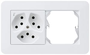 UP-Kombination kallysto.trend Gr.I-I horizontal 3×Typ 13S+leer weiss