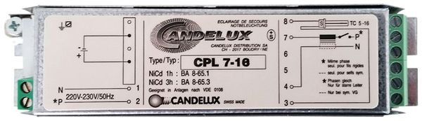 Notlichtelement für PL 7…18W