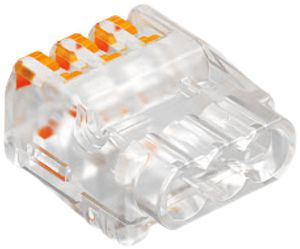 Borne de connexion Bettermann 3P 0.2…2.5mm² avec leviers de commande transparent