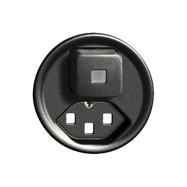 Frontset FH T23 schwarz Ø58mm mit Linse für Kleinkombi