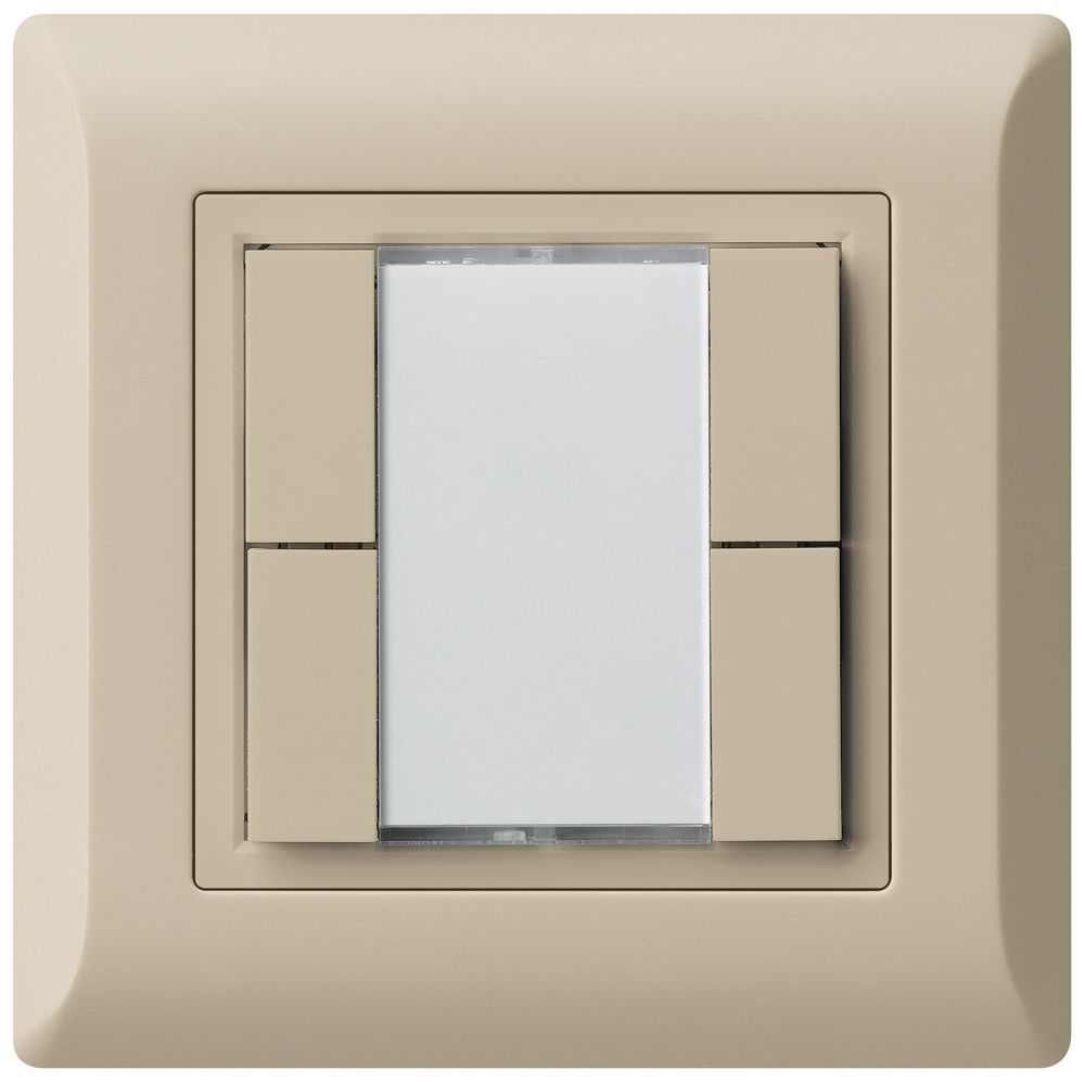 UP-Universaltaster 4×kallysto.line mit LED beige