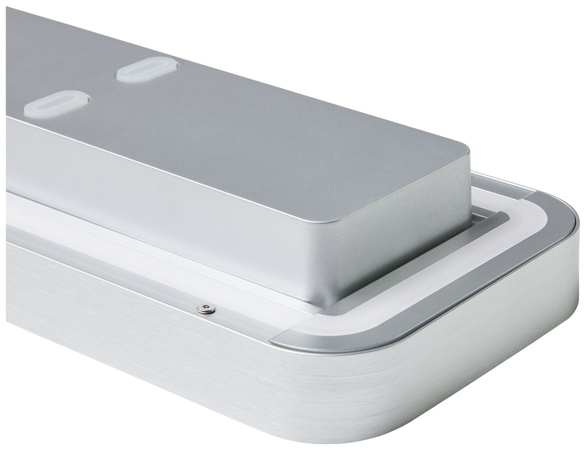 LED-Deckenleuchte Sir Heian Blade 50W 4650lm 930…940 DALI 1500×130mm Silber