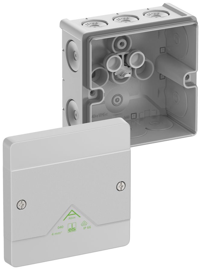 Scatola di derivazione AP Spelsberg Abox 040-L 102×102×57mm IP66 gr