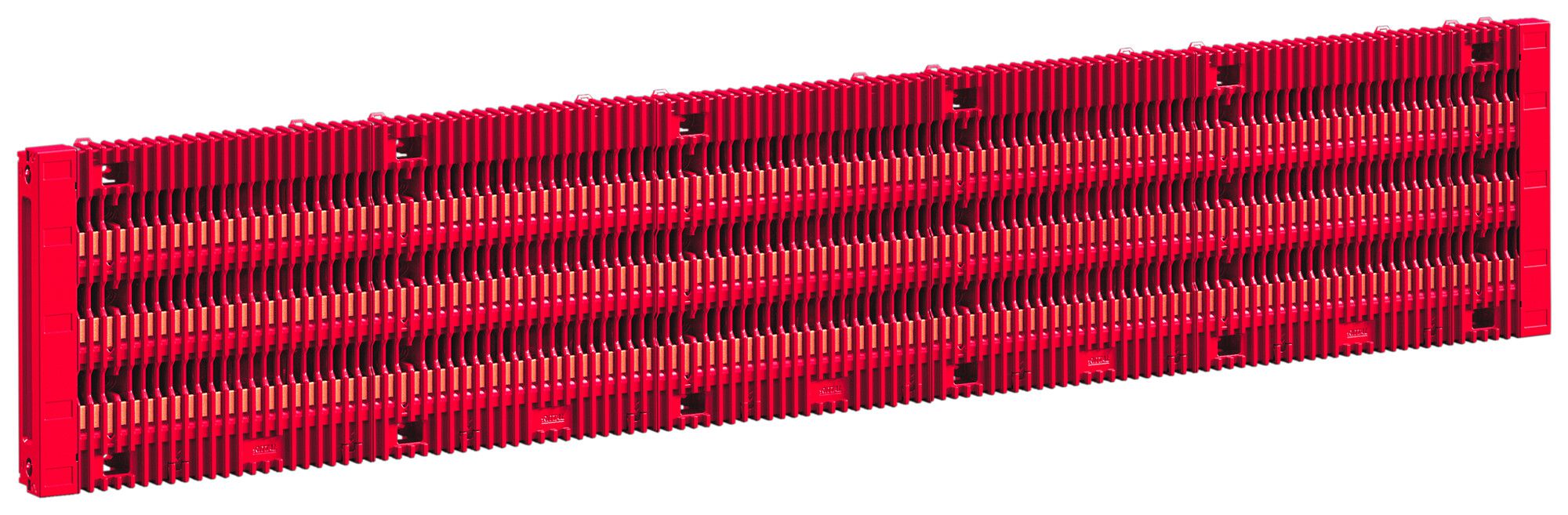 Rail conducteur RiLineX RX 9360.024 3P 246×1105×49mm 45kA