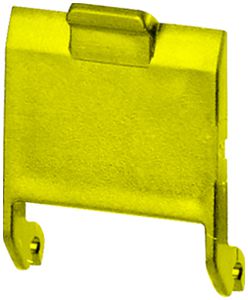 Staubschutzklappe H-LINE M, für Anschlussmodul, gelb, 10 Stück