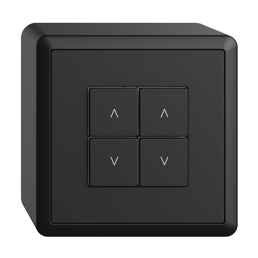 Interrupteur stores AP 2K/4T WLAN Edue Wiser noir