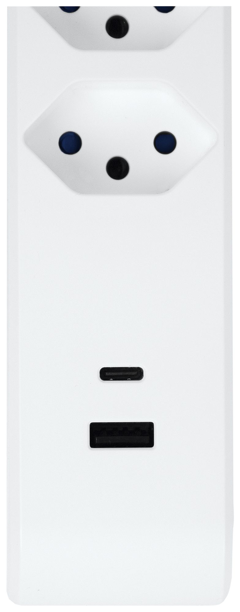 Prise multiple Steffen STEBA IQ 3×T13 1×USB-A 1×USB-C PD 3m blanc