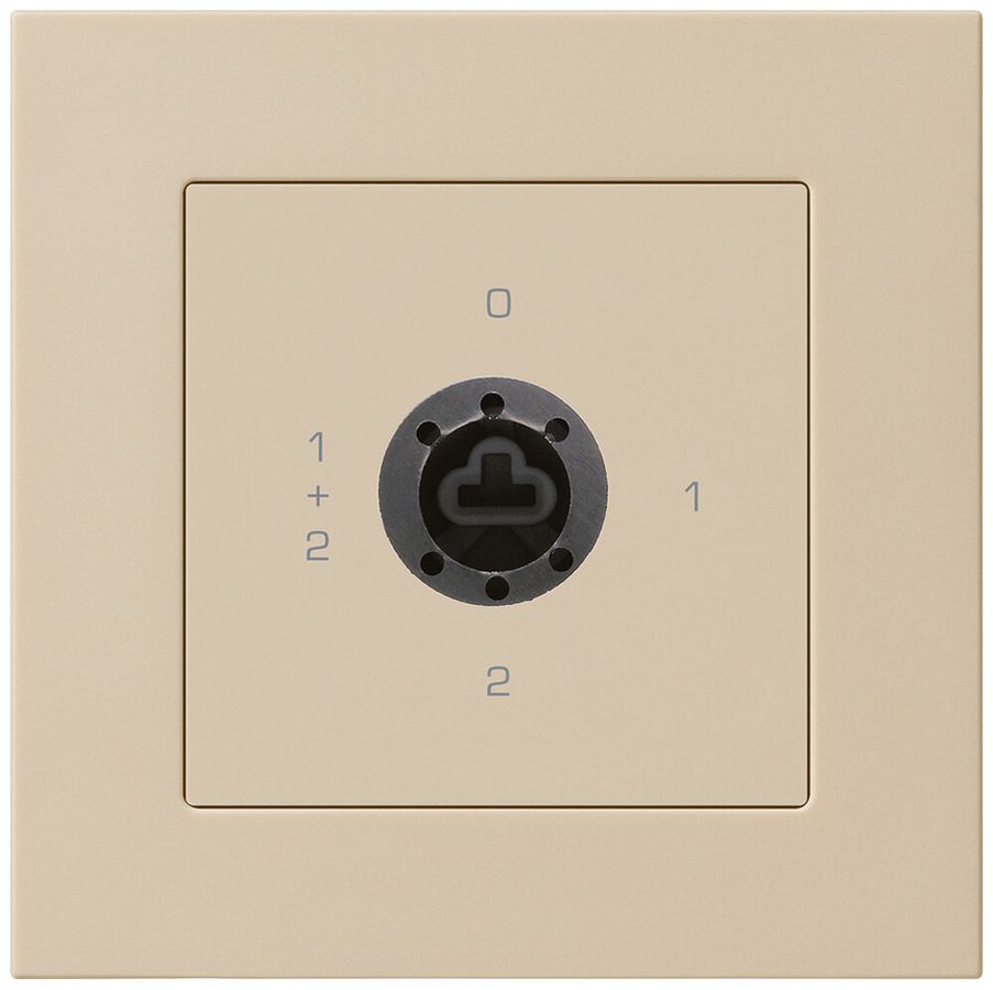 UP-Drehschalter kallysto.pro 1/1L beige für Sicherheitsschloss ohne Zylinder