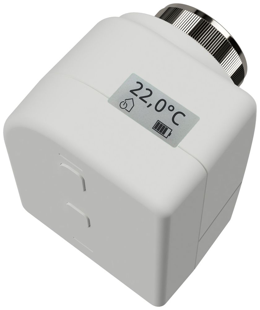 Servomoteur KNX RF+ MDT RF-HVA1DAA.01S 1×sort écran d'information 2×pile AA