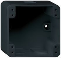 En-tête AP Hager robusto 1×1 86×86mm noir