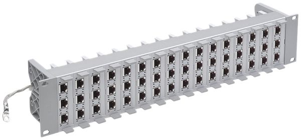 Rangierfeld 19" Kat.6A 48RJ45/s 2HE global