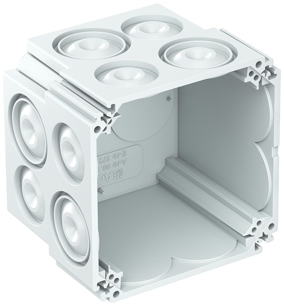 UP-Einlasskasten AGRO Gr.I weiss halogenfrei