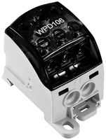 Blocco di distribuzione WM WPD 106 1P 215A 1×ingr 5×usc 1.5…25mm² 1.5…70mm²